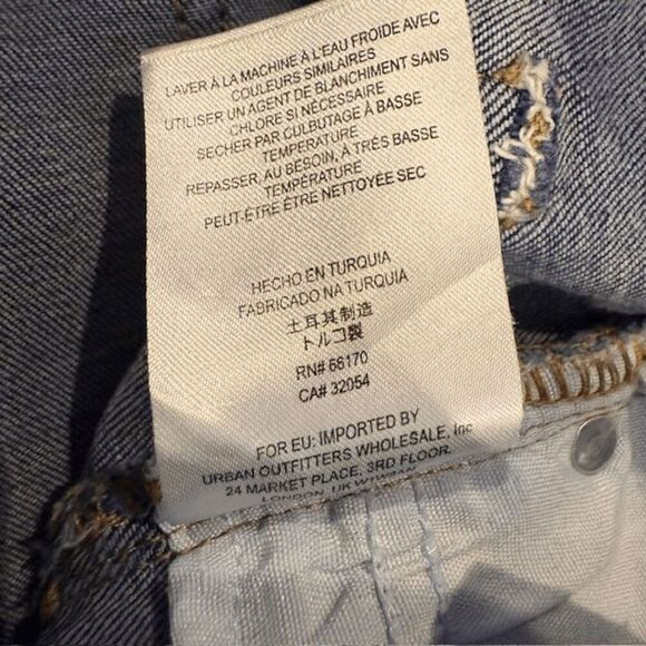 Free People High Rise Skinny Frayed Hem Jeans Distressed Medium Wash Size 27 - Picture 10 of 15